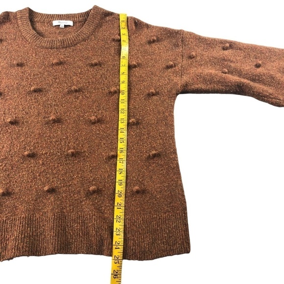 Madewell Brockton Bobble Wool Blend Sweater Cider, AF097 - Picture 7 of 10